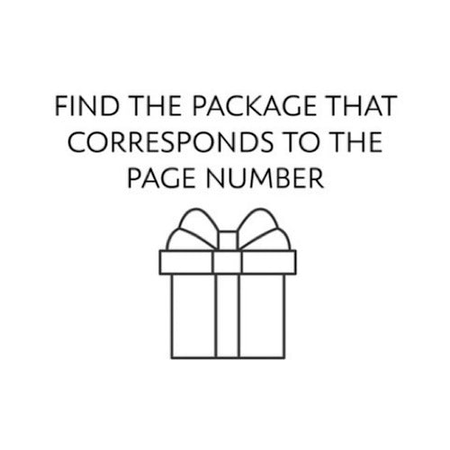 Step 3 - Find the Package that Corresponds to the Page Number