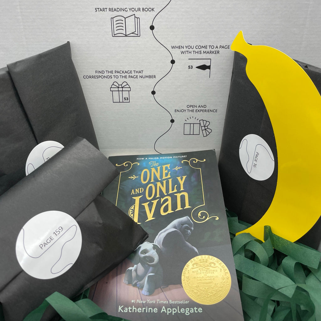 Book box and packages featuring The Only and Only Ivan by Katherine Applegate