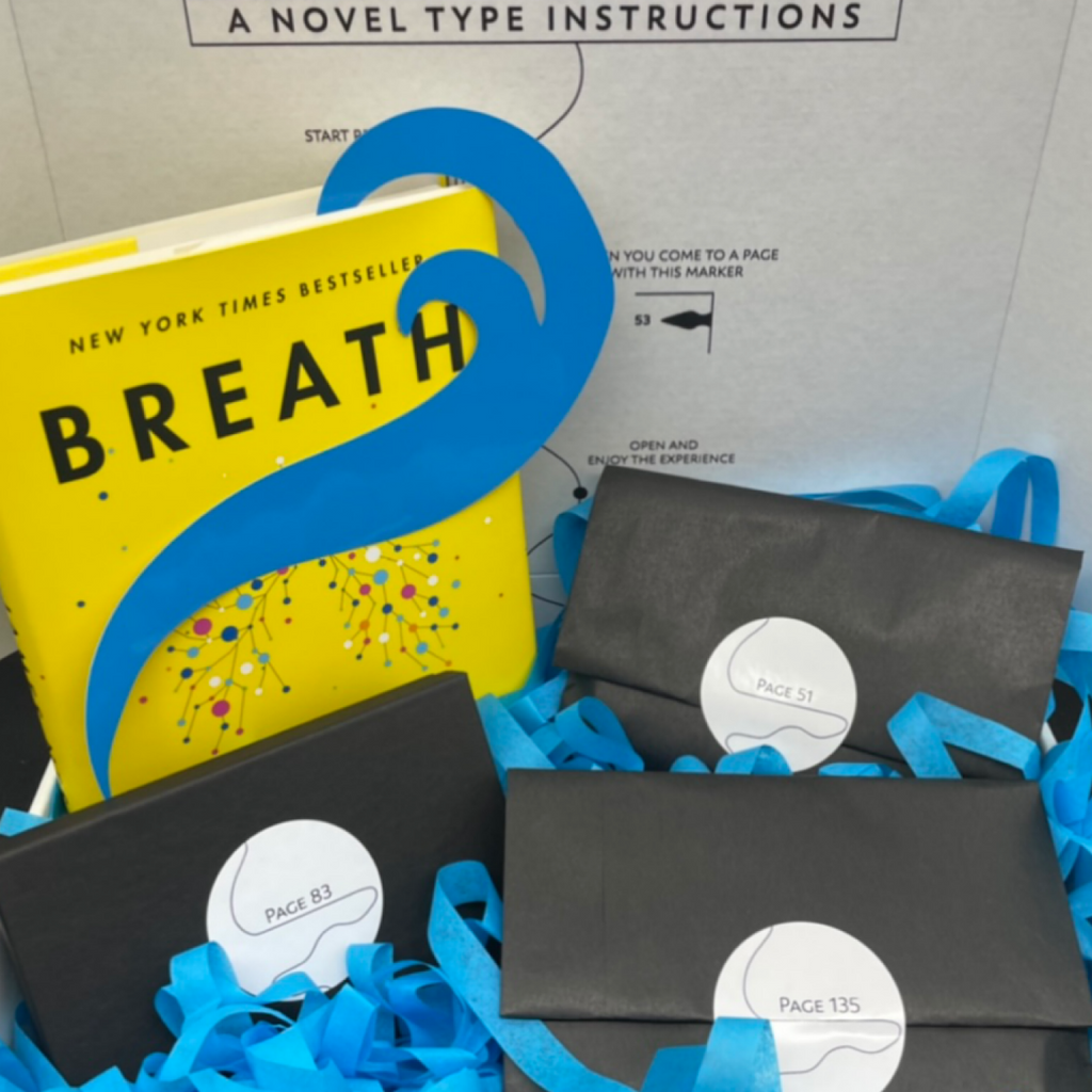 Book box and packages featuring Breath by James Nestor